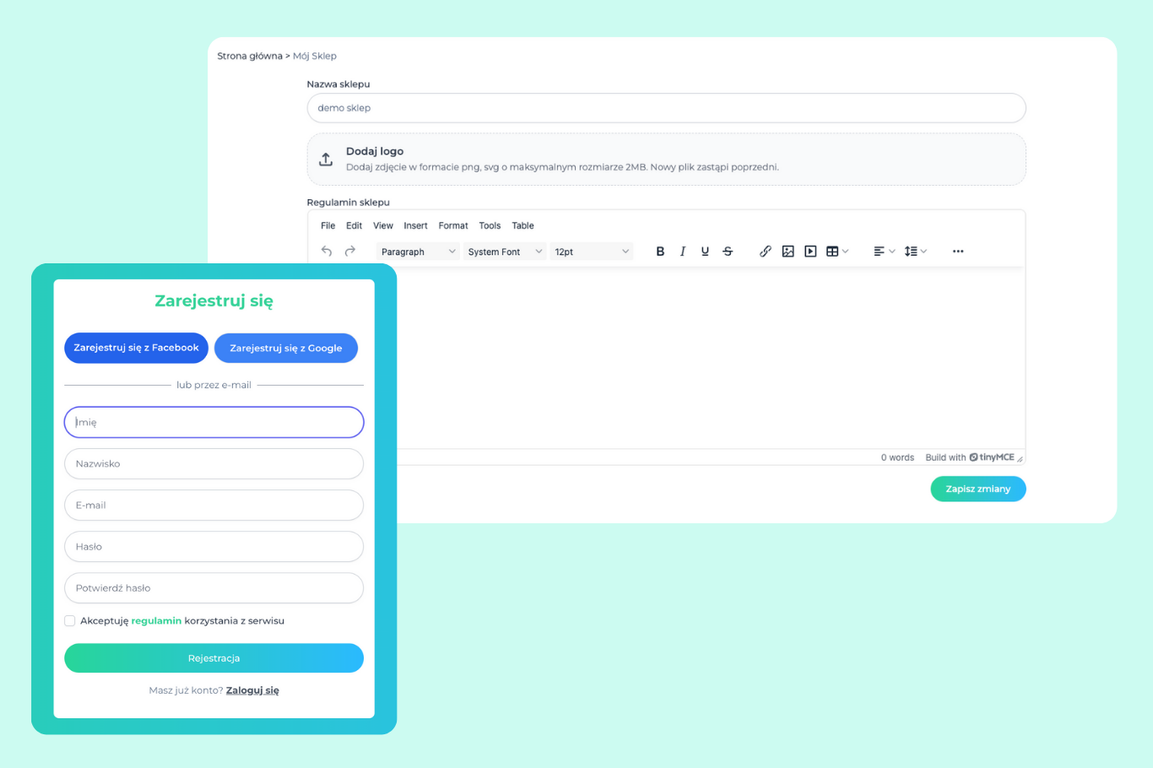 Rejestracja i konfiguracja konta