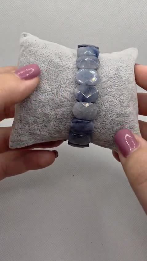 Bransoletka awenturyn niebieski 