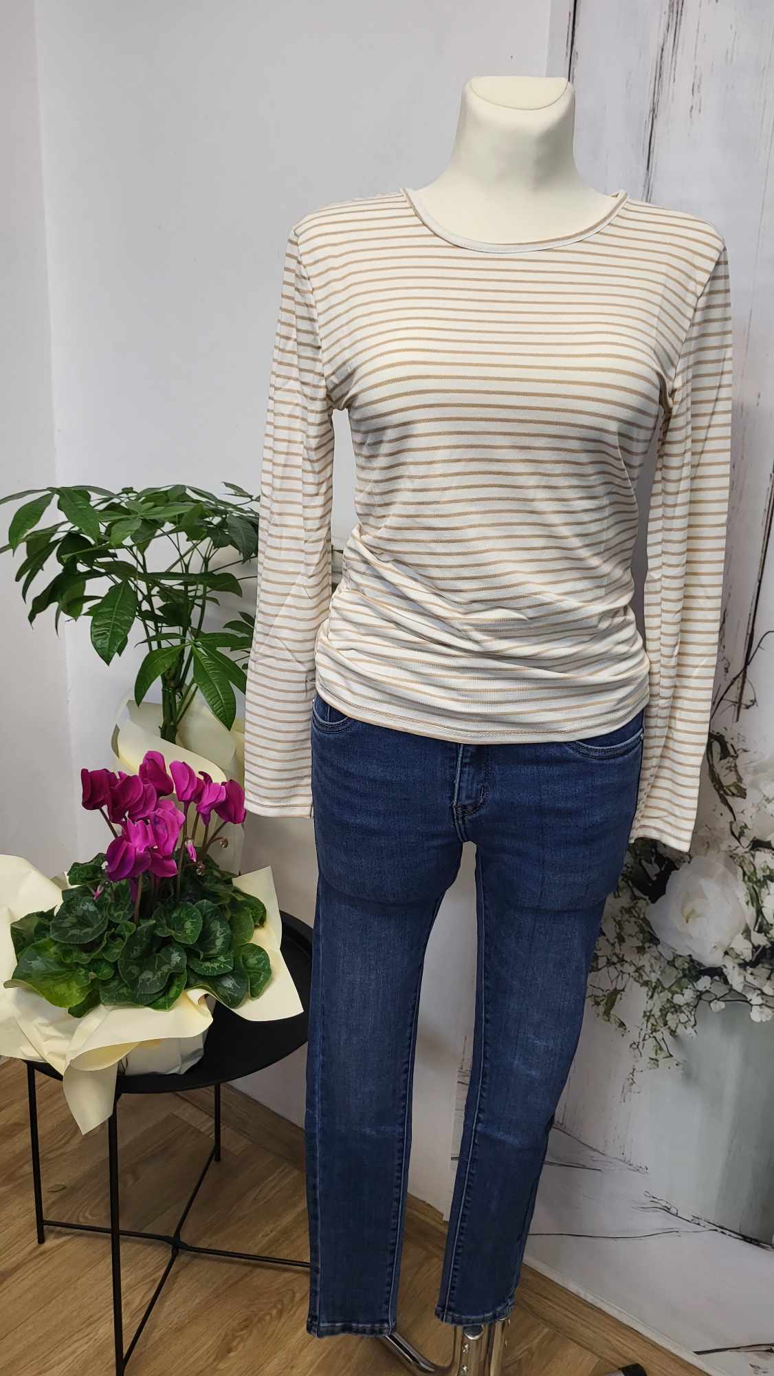 Bluzka 100% Wiskoza Beż 